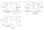 Колодки тормозные HB919Y.670 HAWK LTS Cadillac Escalade, Chevrolet TAHOE задние 2015-2020