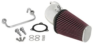 Система впуска K&N 63-1122P AIRCHARGER; H/D TOURING MODELS; 08-10, POLISHED