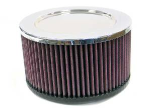 Фильтр нулевого сопротивления универсальный K&N RA-095V   Chrome Filter