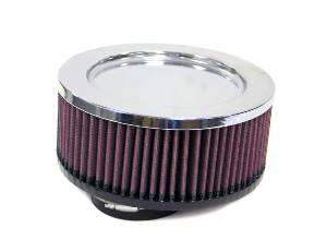 Фильтр нулевого сопротивления универсальный K&N RA-098V   Chrome Filter