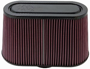 Фильтр нулевого сопротивления универсальный K&N RP-5103   Air Filter - Carbon Fiber Top and Base