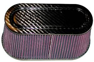 Фильтр нулевого сопротивления универсальный K&N RP-5115   Air Filter - Carbon Fiber Top and Base