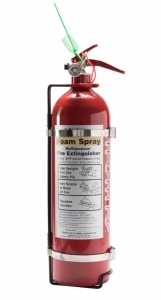 Огнетушитель 2,4L, пена, сталь, FIA, LifeLine Motor Sport AFFF 201-100-003 ― MaxiSport Tuning