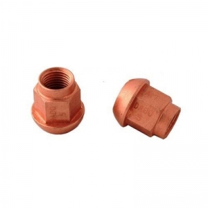 Гайка колёсная посадка сфера, резьба M14 x 1.5 mm; сталь, медное покрытие; A.I. TECH AIT DADO-5 ― MaxiSport Tuning