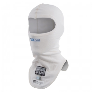 Подшлемник (балаклава) для автоспорта SPARCO DELTA RW-6, FIA, белый, 001483BI ― MaxiSport Tuning