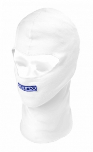 Подшлемник (балаклава) для автоспорта SPARCO ROOKIE, белый, 002201BI ― MaxiSport Tuning