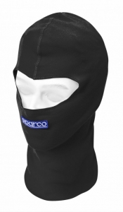 Подшлемник (балаклава) для автоспорта SPARCO ROOKIE, чёрный, 002201NR ― MaxiSport Tuning