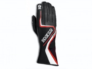 Перчатки для картинга SPARCO RECORD, черный/красный, размер 10, 00255510NRRS ― MaxiSport Tuning