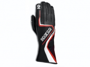 Перчатки для картинга SPARCO RECORD, черный/красный, размер 08, 00255508NRRS ― MaxiSport Tuning