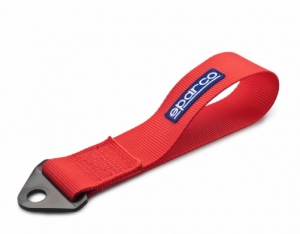 Петля буксировочная, красный, SPARCO S01612RS ― MaxiSport Tuning