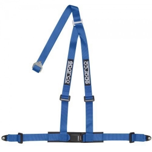 Ремень безопасности SPARCO 3 точки, 2", болты, ECE, синий, 04608BV1AZ ― MaxiSport Tuning