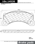 Колодки тормозные 104.14520 StopTech Semi-Met передние Porsche Cayenne 350mm, Macan