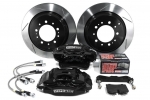 Тормозная система задняя 380x32mm, StopTech 4 поршня, чёрный, Toyota LC200, LX570, колёса от 19"
