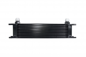 Радиатор масляный 10 рядов; 330 mm ширина; STD (10-AN выход) BLACKROCK LAB, URB-410  ― MaxiSport Tuning