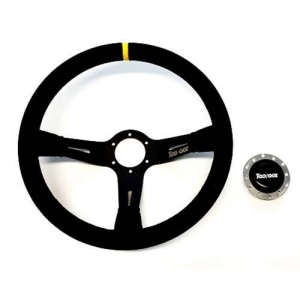 Руль, замша, диаметр 350 mm, вылет 90 mm, Toorace GRID TR1102020302 (21326B) ― MaxiSport Tuning