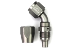 - 8 AN (8AN AN8) фитинг 45°, 20 серия Cutter Style, BLACKROCK LAB A08-045-2Ti