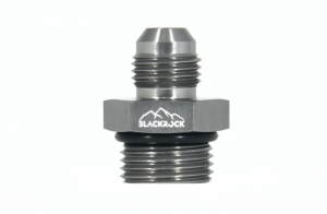 Адаптер П AN06 - П ORB AN08, алюминий, BLACKROCK LAB, AN920-06ORB08Ti ― MaxiSport Tuning