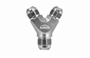 Тройник Y -10 AN -8 AN -8 AN BLACKROCK LAB ANY10-0808Ti ― MaxiSport Tuning