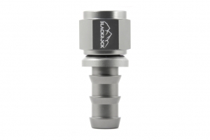 - 10 AN (10AN AN10) фитинг прямой, PUSH FIT серия BLACKROCK LAB P10-001-7Ti ― MaxiSport Tuning