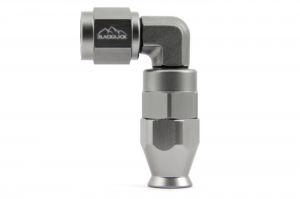 - 4 AN (4AN AN4) фитинг 90° D-04 60 серия BLACKROCK LAB T04-090-6Ti под тефлоноый шланг ― MaxiSport Tuning