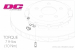 Крепеж тормозных роторов DC Brakes DCH0610, H крепеж, (комплект 10 шт)