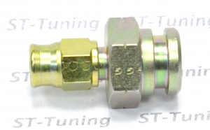 Фитинг мама M10*1 под прямой конус, под ключ 19mm D-03 сталь 758-03-31P, Goodridge