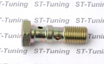 Болт (штуцер) двойной для banjo M10x1 L=30 mm сталь, Goodridge 993-03-31Z1