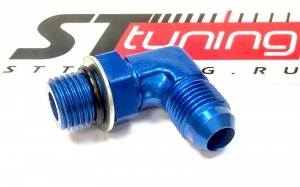Адаптер П ORB AN06 - П AN06, 90°, алюминий, Goodridge. AN921-06D ― MaxiSport Tuning