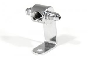 Тройник под датчик П AN03 - М NPT1/8X27 - П AN03, с кронштейном, хром, Goodridge MCHD-016