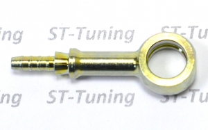 Фитинг banjo d10 mm, длинный D-03 сталь, под опрессовку S5092-03P, Goodridge