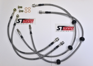 Комплект тормозных шлангов Goodridge. BL Kit Porsche Cayenne 955 Facelift Colorflex