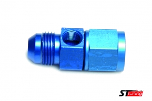 Адаптер под датчик NPT1/8", М AN8 - П AN8, алюминий, Goodridge FP193 ― MaxiSport Tuning