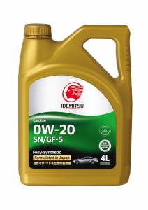 Масло моторное IDEMITSU 0W20 SN/GF-5 (F-S) 4L